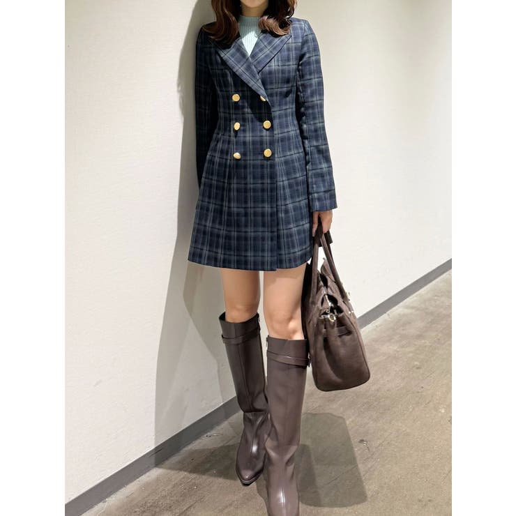 【WEB限定カラーあり】2WAYフィット&フレアジャケットワンピース | MERCURYDUO | 詳細画像19 