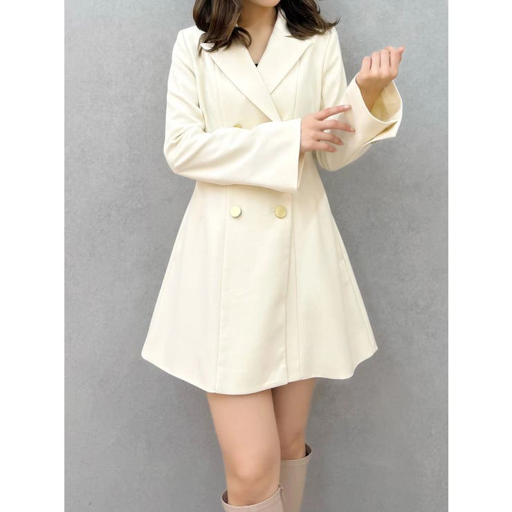 【WEB限定カラーあり】2WAYフィット&フレアジャケットワンピース | MERCURYDUO | 詳細画像31 