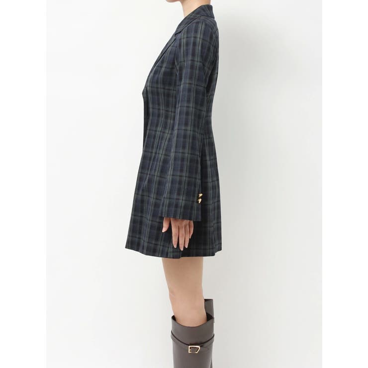 【WEB限定カラーあり】2WAYフィット&フレアジャケットワンピース | MERCURYDUO | 詳細画像35 