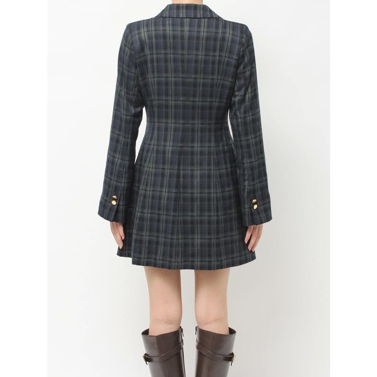 【WEB限定カラーあり】2WAYフィット&フレアジャケットワンピース | MERCURYDUO | 詳細画像36 