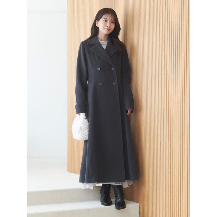 花柄バックレースアップロングスリーブワンピース | MERCURYDUO | 詳細画像10 