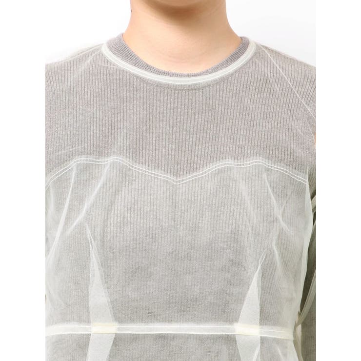 【OUNNOUN】チュールブラウスレイヤードワンピ | MERCURYDUO | 詳細画像13 