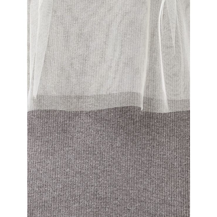 【OUNNOUN】チュールブラウスレイヤードワンピ | MERCURYDUO | 詳細画像21 