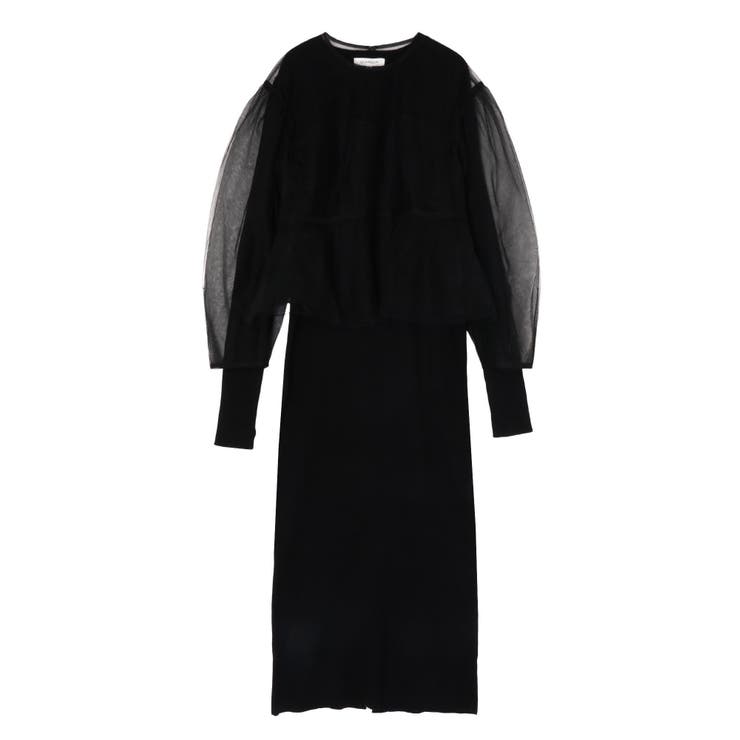 【OUNNOUN】チュールブラウスレイヤードワンピ | MERCURYDUO | 詳細画像22 