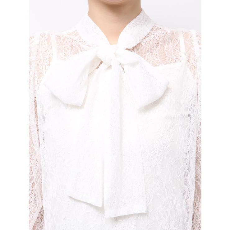 2WAYバックリボンレースブラウス | MERCURYDUO | 詳細画像11 