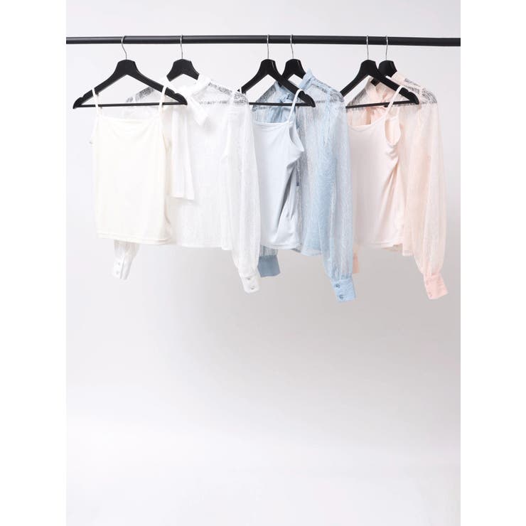 2WAYバックリボンレースブラウス | MERCURYDUO | 詳細画像15 