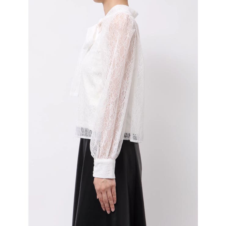 2WAYバックリボンレースブラウス | MERCURYDUO | 詳細画像9 