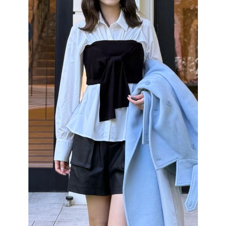 ビスチェドッキングシャツ | MERCURYDUO | 詳細画像1 