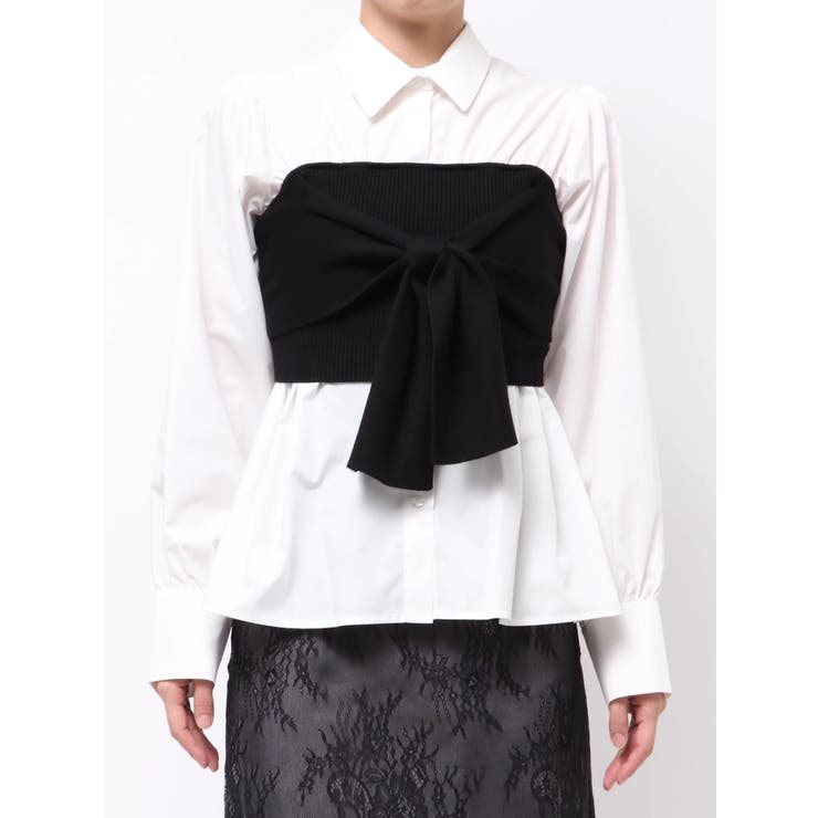 ビスチェドッキングシャツ | MERCURYDUO | 詳細画像9 