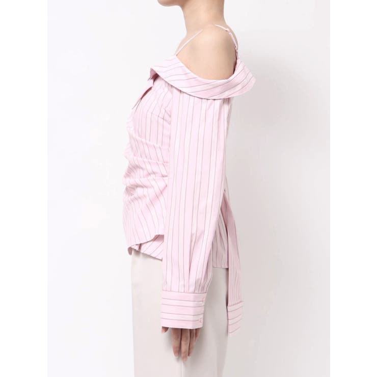 アシメツイストシャツ | MERCURYDUO | 詳細画像9 