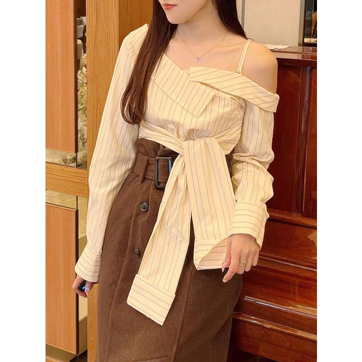 イエロー | アシメツイストシャツ | MERCURYDUO