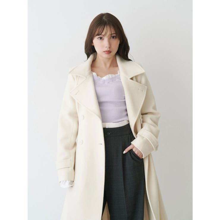 フェイクウール折返しベルトパンツ | MERCURYDUO | 詳細画像16 