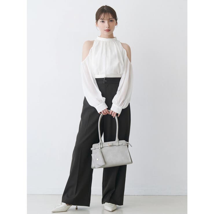 フェイクウール折返しベルトパンツ | MERCURYDUO | 詳細画像31 