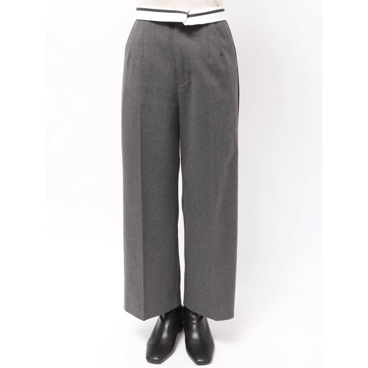 フェイクウール折返しベルトパンツ | MERCURYDUO | 詳細画像38 