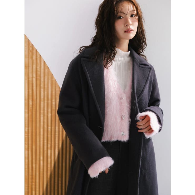 フェイクウール折返しベルトパンツ | MERCURYDUO | 詳細画像5 