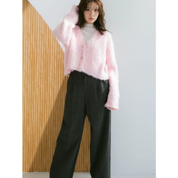 ミックス | フェイクウール折返しベルトパンツ | MERCURYDUO