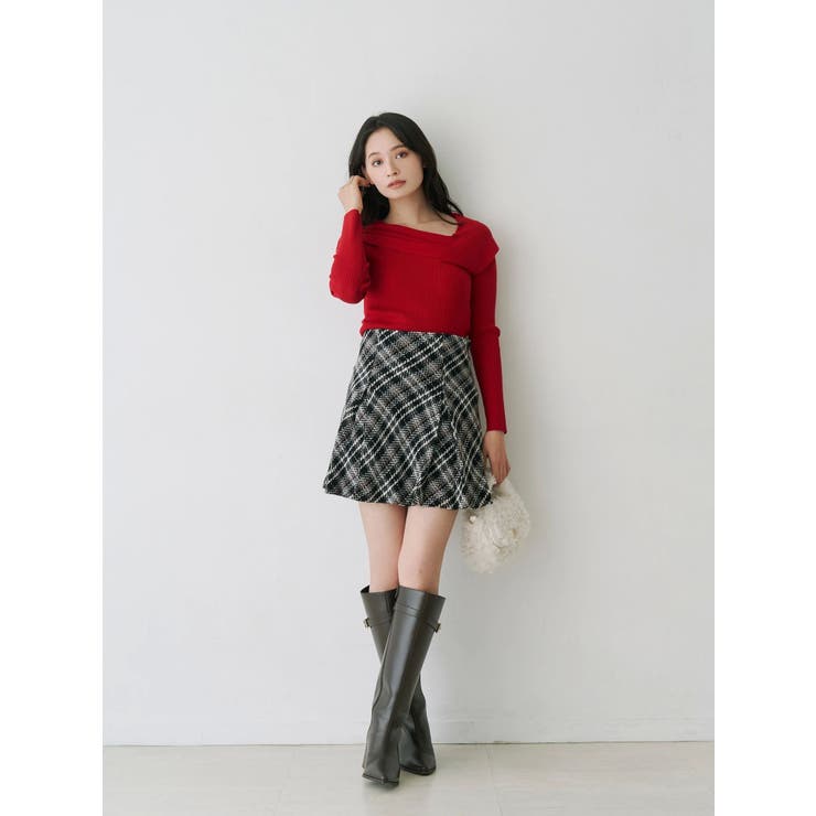 オリジナルロービングチェックミニスカパン | MERCURYDUO | 詳細画像24 