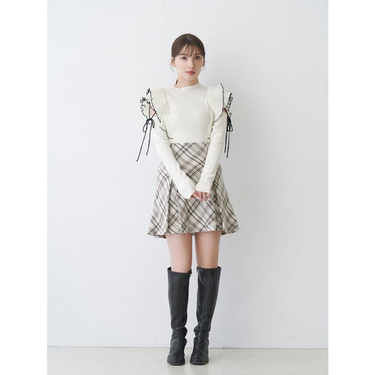 オリジナルロービングチェックミニスカパン | MERCURYDUO | 詳細画像26 