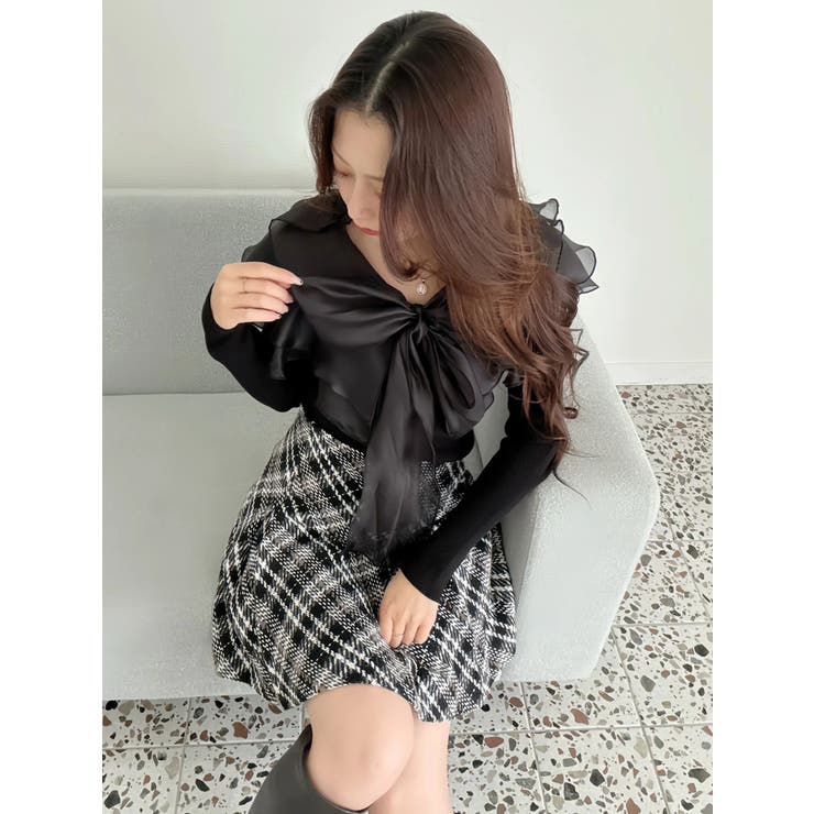 オリジナルロービングチェックミニスカパン | MERCURYDUO | 詳細画像49 