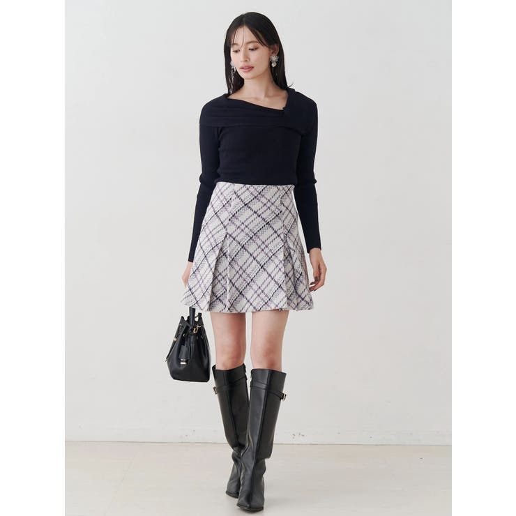 オリジナルロービングチェックミニスカパン | MERCURYDUO | 詳細画像8 