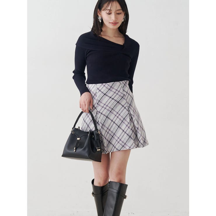 オリジナルロービングチェックミニスカパン | MERCURYDUO | 詳細画像9 