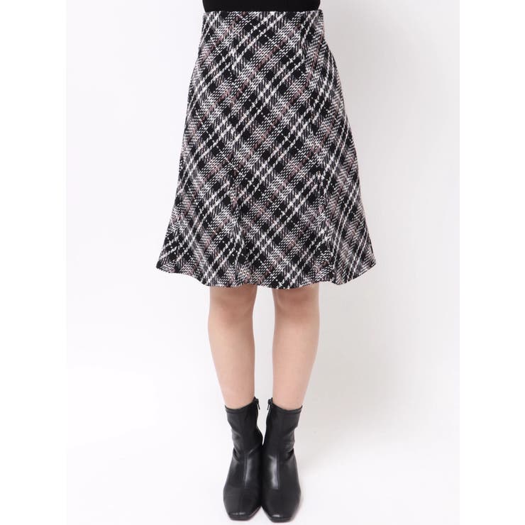 オリジナルロービングチェックニーレングススカート | MERCURYDUO | 詳細画像28 