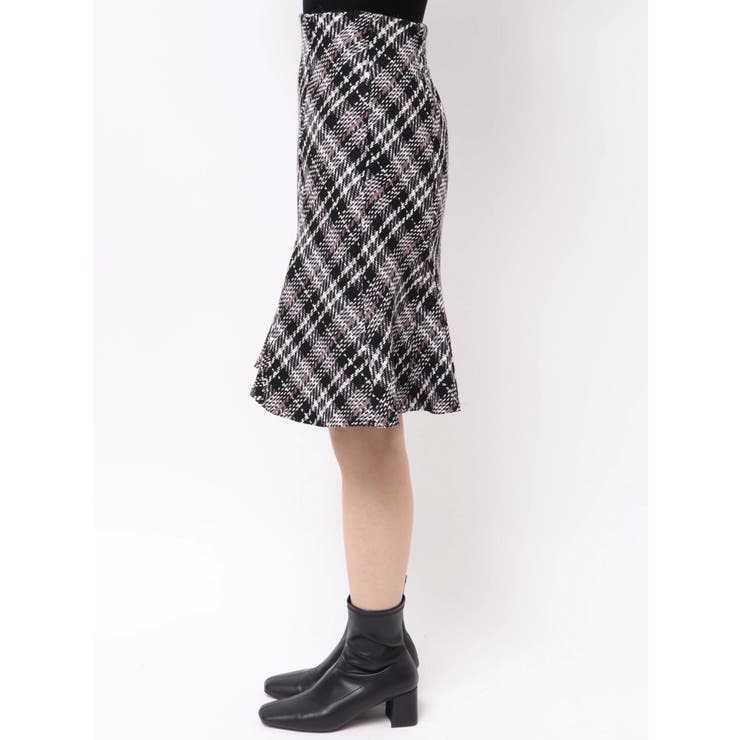 オリジナルロービングチェックニーレングススカート | MERCURYDUO | 詳細画像29 