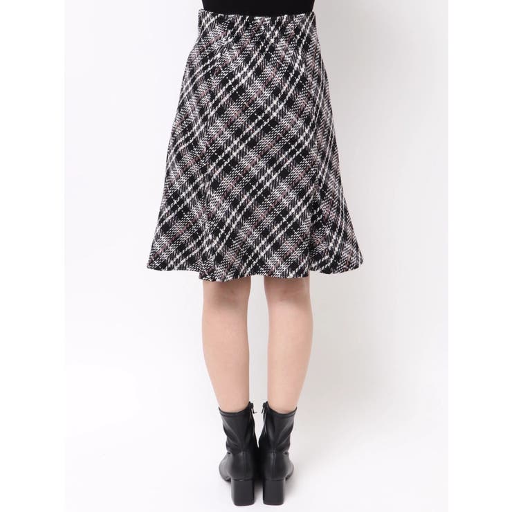 オリジナルロービングチェックニーレングススカート | MERCURYDUO | 詳細画像30 