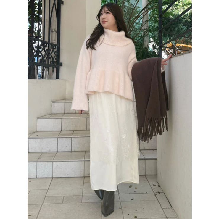 レースレイヤードナロースカート | MERCURYDUO | 詳細画像11 