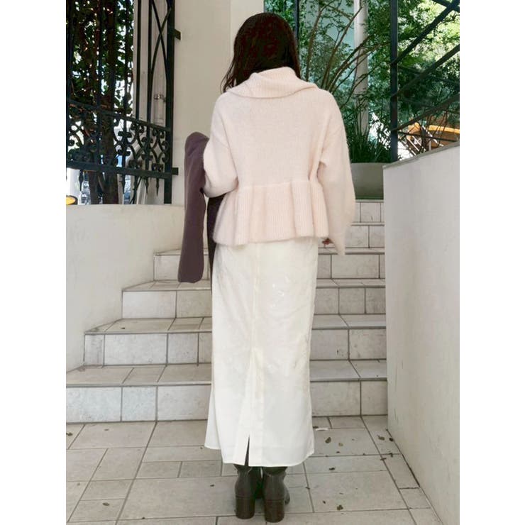 レースレイヤードナロースカート | MERCURYDUO | 詳細画像12 