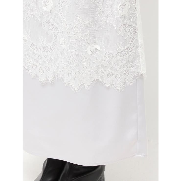 レースレイヤードナロースカート | MERCURYDUO | 詳細画像17 