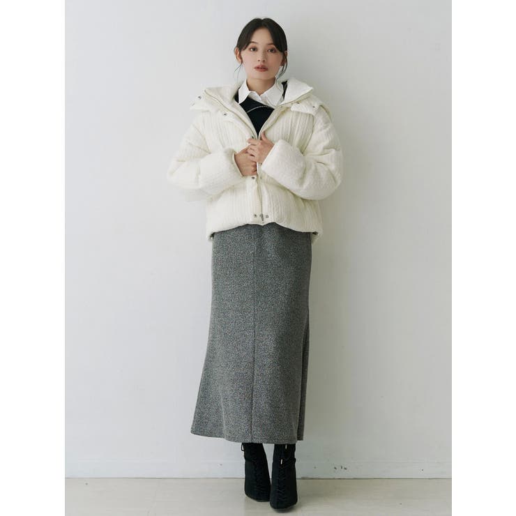 ウエストレイヤードナロースカート | MERCURYDUO | 詳細画像15 