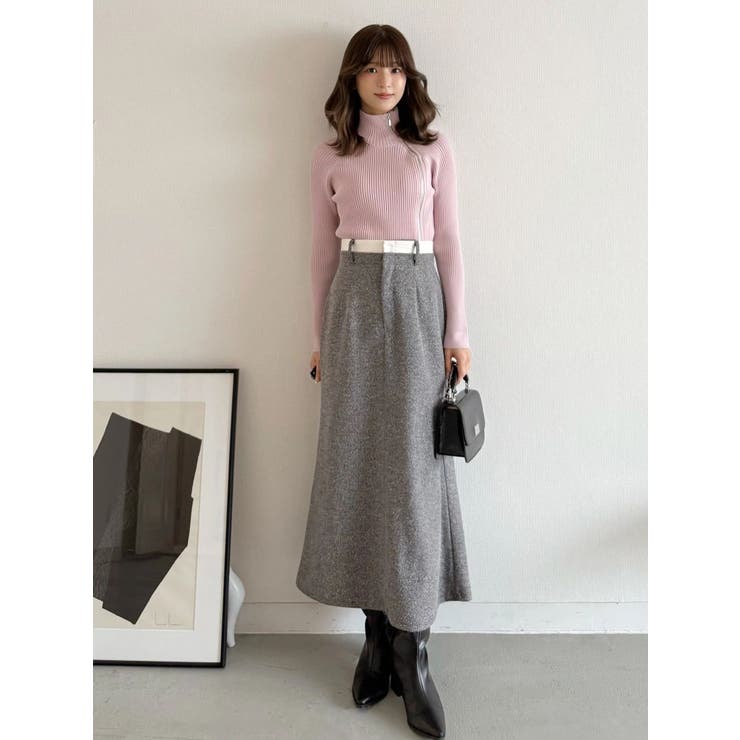 ウエストレイヤードナロースカート | MERCURYDUO | 詳細画像27 