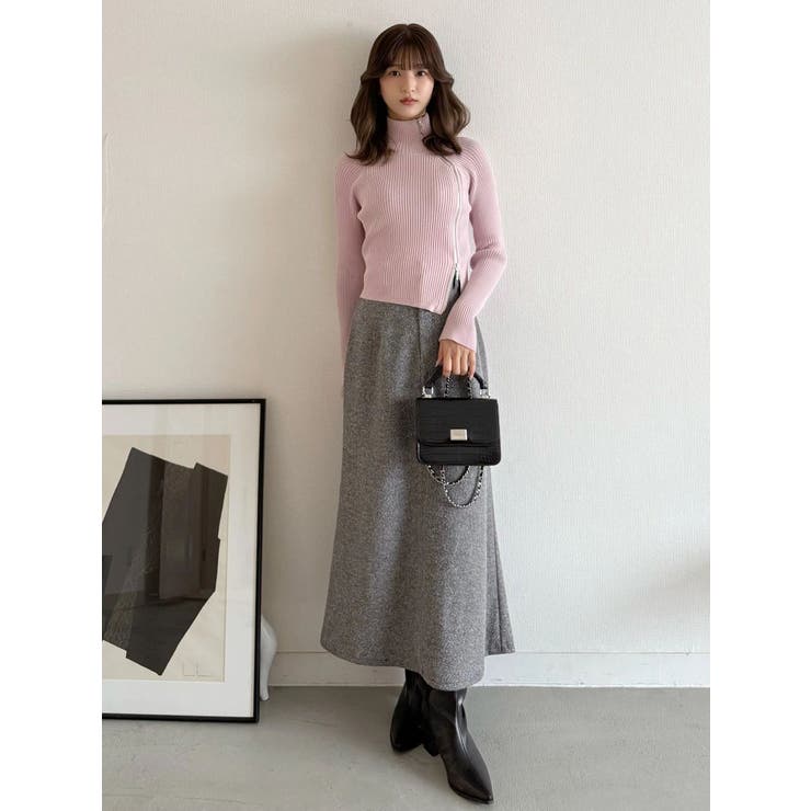 ウエストレイヤードナロースカート | MERCURYDUO | 詳細画像28 