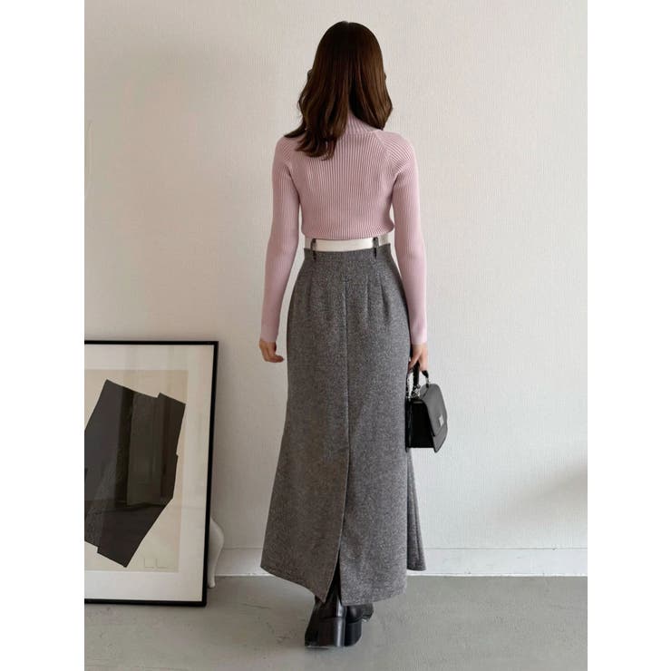 ウエストレイヤードナロースカート | MERCURYDUO | 詳細画像30 