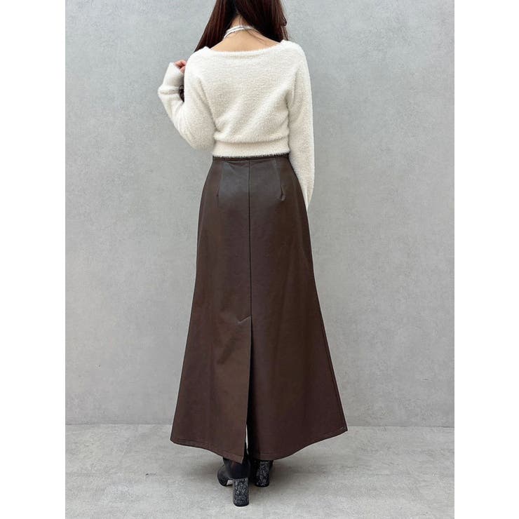 ウエストレイヤードナロースカート | MERCURYDUO | 詳細画像37 