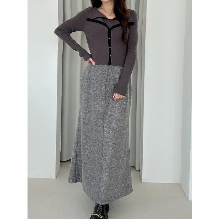 ウエストレイヤードナロースカート | MERCURYDUO | 詳細画像38 