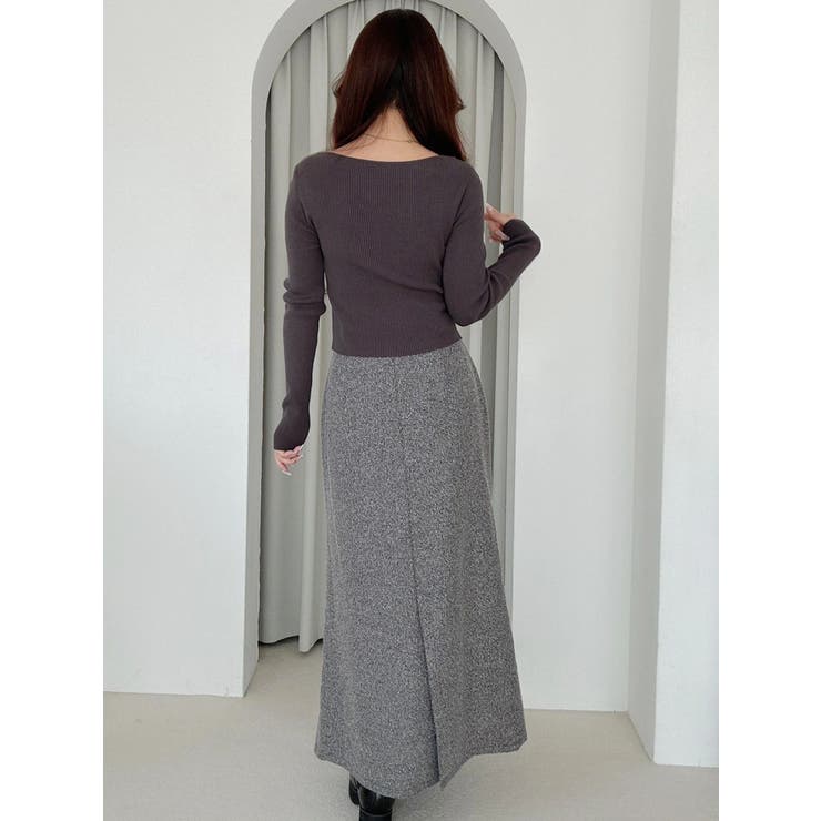 ウエストレイヤードナロースカート | MERCURYDUO | 詳細画像40 