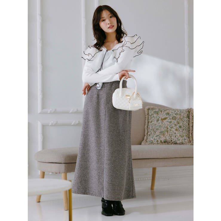 ウエストレイヤードナロースカート | MERCURYDUO | 詳細画像5 