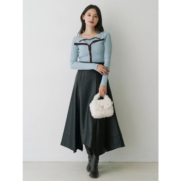 ハンカチヘムフレアスカート | MERCURYDUO | 詳細画像2 