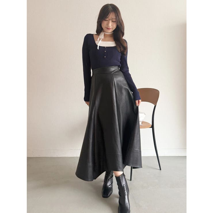 ハンカチヘムフレアスカート | MERCURYDUO | 詳細画像25 