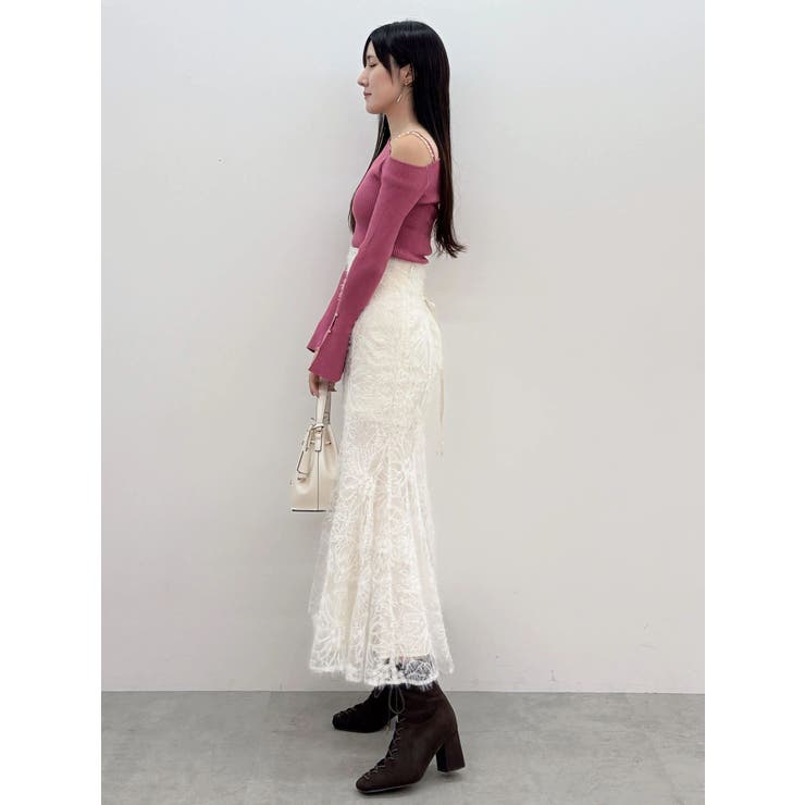 シャギーエンブロイダリースカート | MERCURYDUO | 詳細画像28 