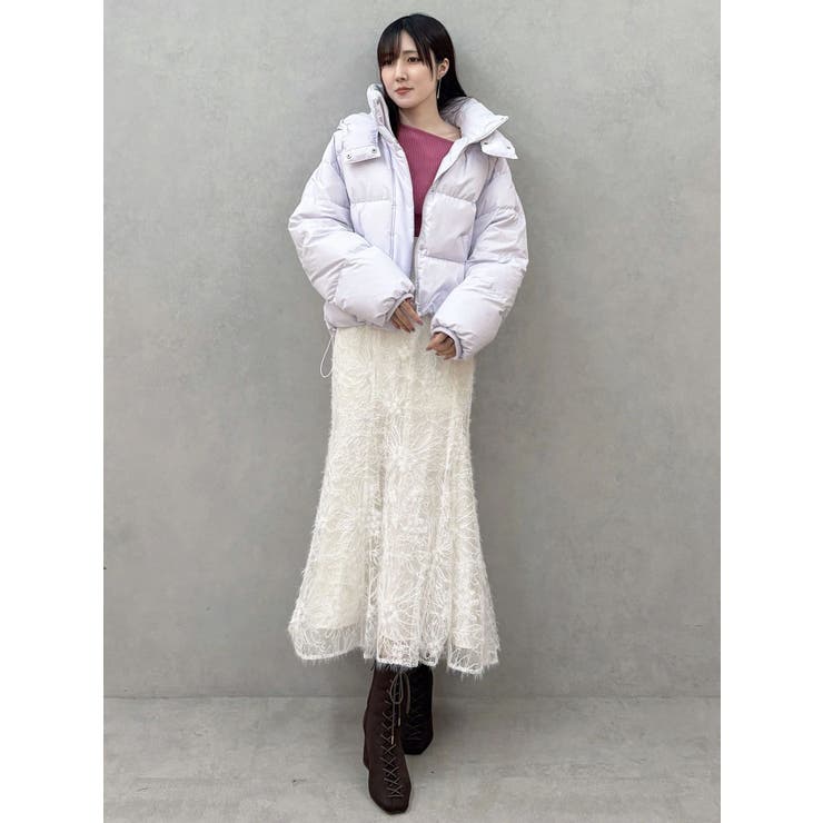 シャギーエンブロイダリースカート | MERCURYDUO | 詳細画像30 