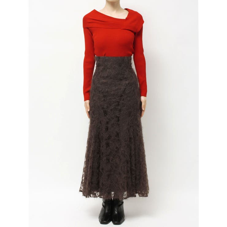 シャギーエンブロイダリースカート | MERCURYDUO | 詳細画像43 