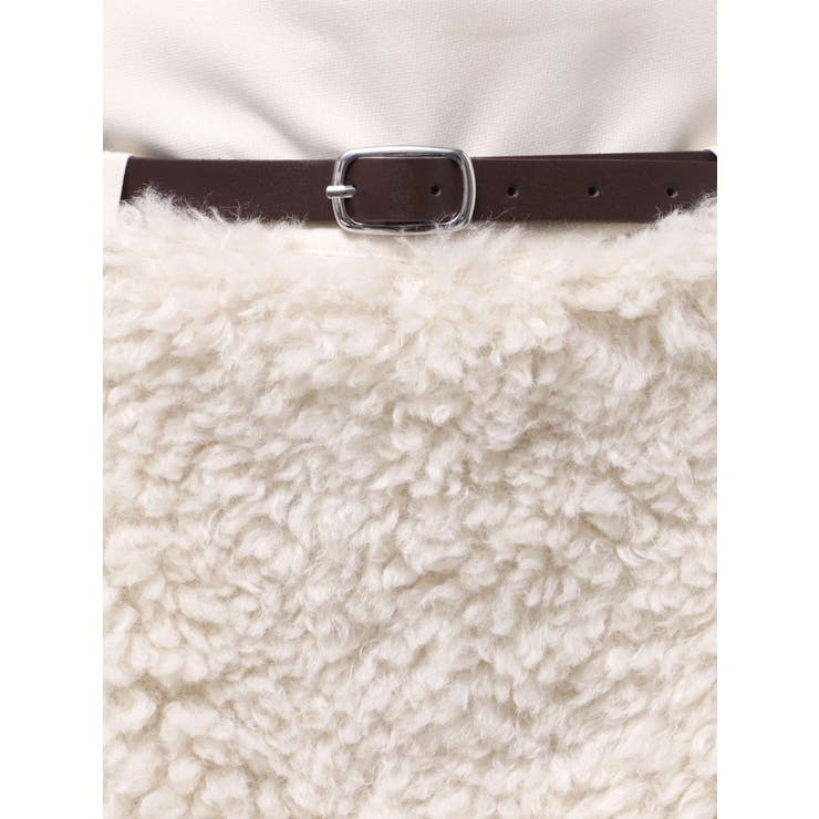 プードルファーライクミニスカート | MERCURYDUO | 詳細画像22 