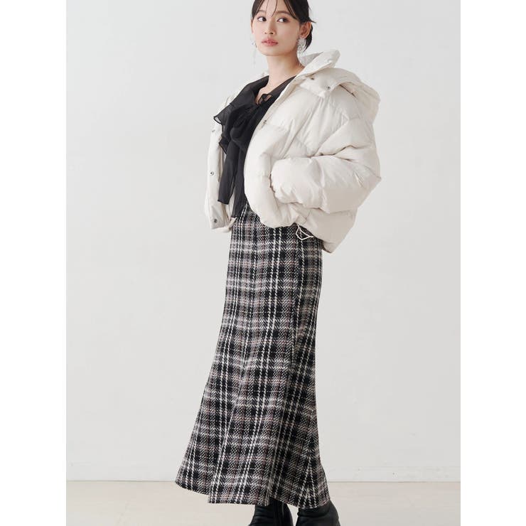 オリジナルロービングチェックマーメイドスカート | MERCURYDUO | 詳細画像17 