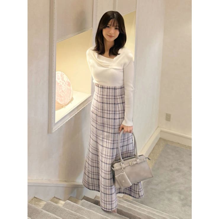 オリジナルロービングチェックマーメイドスカート | MERCURYDUO | 詳細画像29 