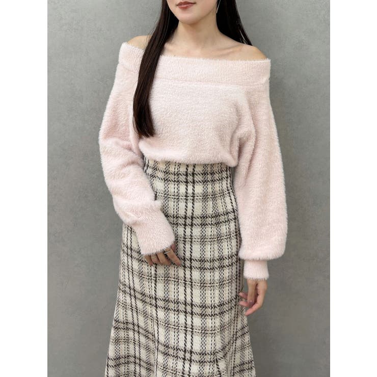 オリジナルロービングチェックマーメイドスカート | MERCURYDUO | 詳細画像43 