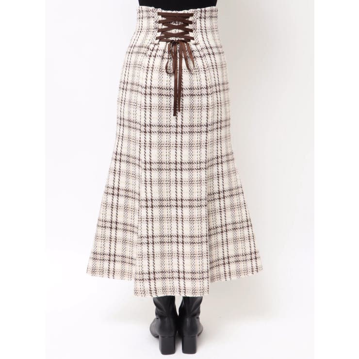 オリジナルロービングチェックマーメイドスカート | MERCURYDUO | 詳細画像48 