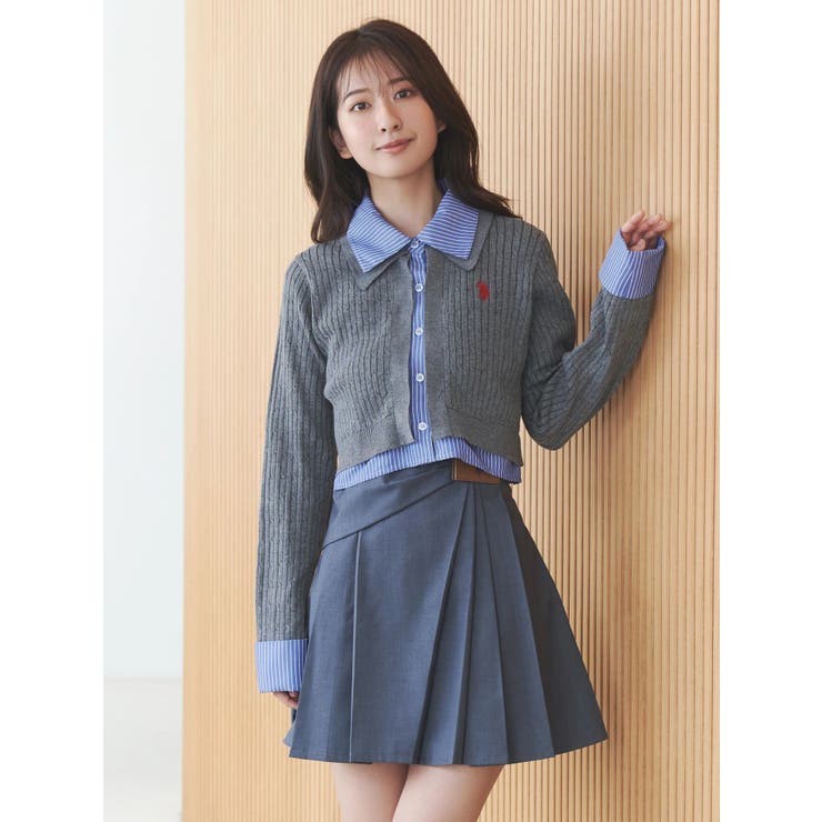U.S. POLO ASSN.別注アシメプリーツスカパン | MERCURYDUO | 詳細画像17 
